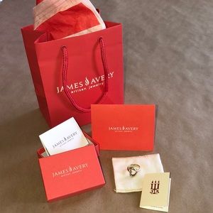 James Avery Abounding Heart Ring Size 6